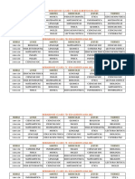 Horario Provisional