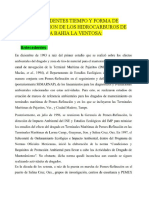 Antecedentes Tiempo y Forma de Degradacion de Los Hidrocarburos de La Bahia La Ventosa Coregido