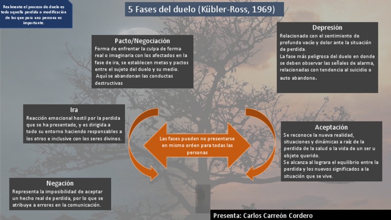 5 Fases del Duelo según Kübler-Ross | PDF | Dolor | Las emociones