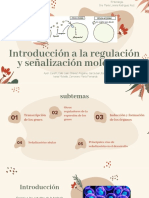 Introducción A La Regulación y Señalización Molecular