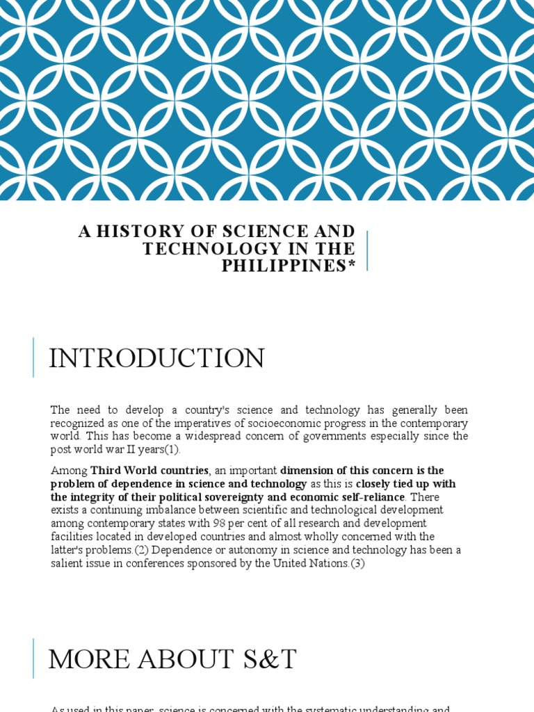 A History of Science and Technology in The Philippines PDF Academic