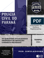 Simulado 1 - Polícia Civil do Paraná