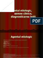 2 - Agentul Etiologic, Semne Clinice, Diagnosticarea Bolii