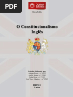 Trabalho - O Constitucionalismo Inglês