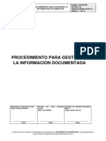 PR-SIG-08 Procedimiento para Gestionar La Información Documentada v2