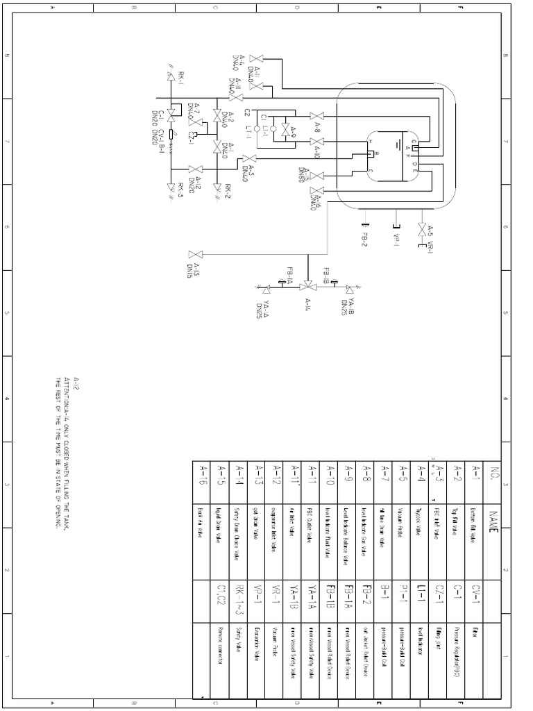 P id for liquid oxygen storage vessel pdf
