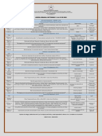 Agenda Semanal Septiembre 19 Al 23 de 2022