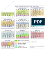 Calendar-An Scolar 2022-2023-Bucuresti PDF