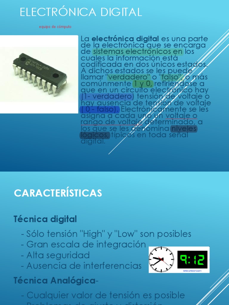7 Electronica Digital PDF Electrónica Circuitos electrónicos