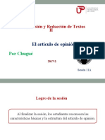 11A-ZZ04 El Artículo de Opinión (Diapositivas) 2017-2