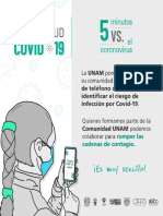 App UNAM Salud COVID-19 para Identificar Riesgo de Infección. DGACO. Fac Psicología UNAM