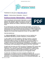 Instrucciones Generales - Anexo II