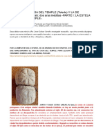 6 Arte, Simbología y Humanismo La Estela de Casa Del Temple y La de Calaibria. Angel Gómez-Morán Santafé