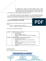 Sequences and Series Module