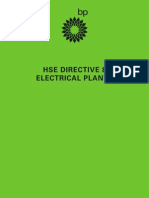 HSE Directive 8 Electrical Plants