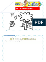 Día de La Primavera para Niños de 5 Años