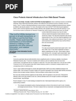 Download Cisco Protects Internal Infrastructure from Web-Based Threats Case Study by Cisco IT SN59519177 doc pdf