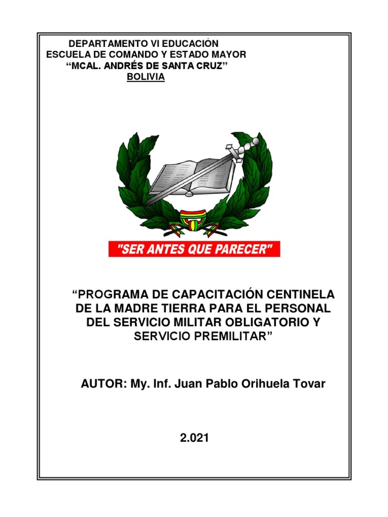 Programa De Capacitación Centinela De La Madre Tierra Pdf Energía