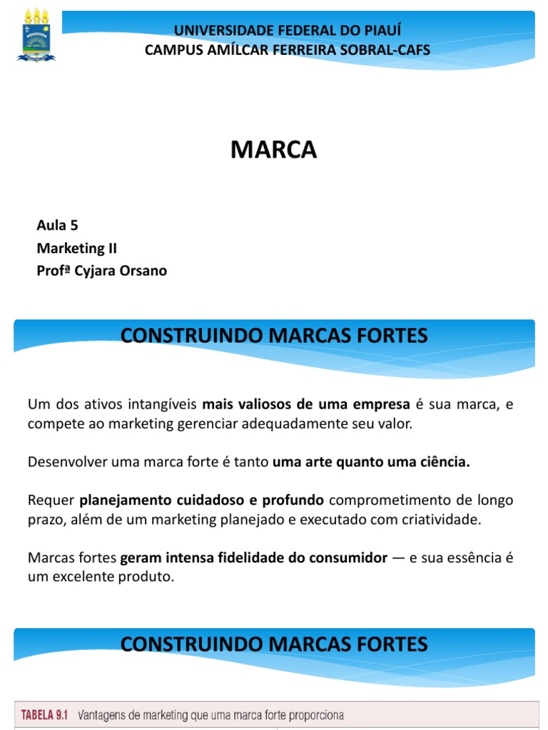 Marca MKT Ii, PDF, Marca