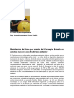 Modulación Del Tono Por Medio Del Concepto Bobath en Adultos Mayores Con Parkinson Estadio 1