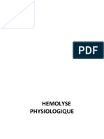 Hemolyse Physiologique