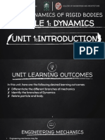 Mech 2 Module 1 Unit 1 (Introduction)