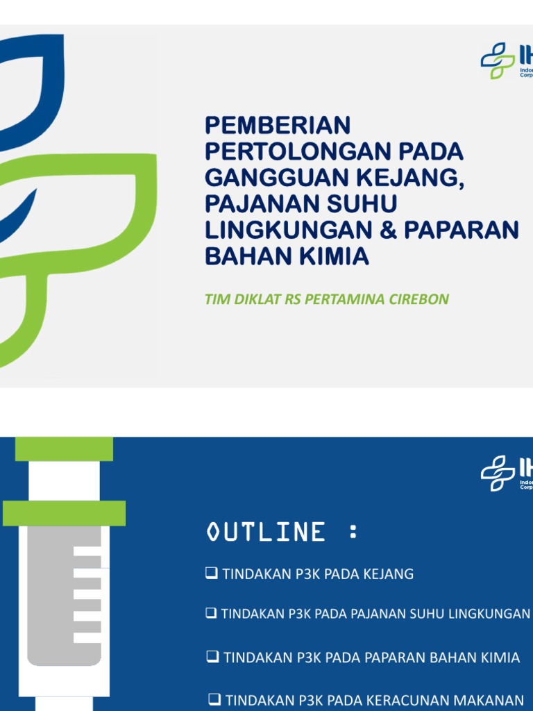 Pertolongan Pertama untuk Kejang dan Paparan Kimia | PDF