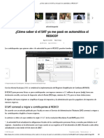 Cómo Saber Si El SAT Ya Me Pasó en Automático Al RESICO