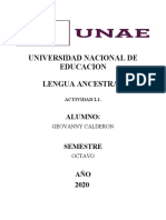 2.1. Lengua Ancestral Chicos de La U