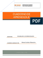 Cuaderno 1-Introduccion A La Administración - TNS - GIS