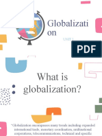 Unit I - Globalization