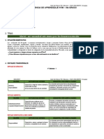 4° Grado - Experiencia de Aprendizaje N°08