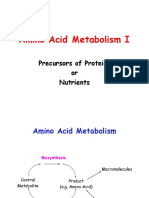 AA Metabolism I