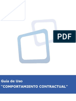 Guia de Uso - Comportamiento Contractual