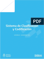 SIBIM-Sistema de Clasificacion y Codificacion-ARGENTINA