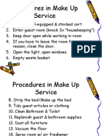 Make Up Service & Bed Making