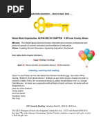 Alpha Delta Newsletter - March April 2022