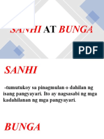 Sanhi at Bunga