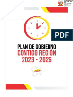 Plan de Gobierno de Contigo Perú para El Gobierno Regional de Piura