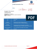 SHIC EF - Int - 9AB - Grammar&VocabularyAssessment - RINRAVEE