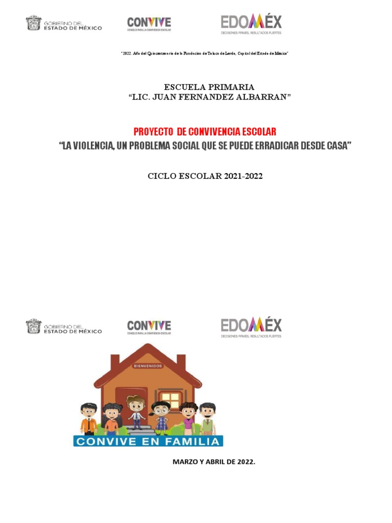 Erradicación de la Violencia Escolar | PDF | Violencia | Agresión
