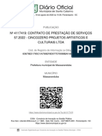 PMM Co 57.2022 Cinco2zero Projetos Artisticos e Culturais Ltda Extrato