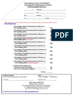 OSU WHRC Proceedings Order Form