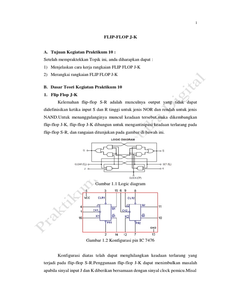 10 JK Flip Flop | PDF