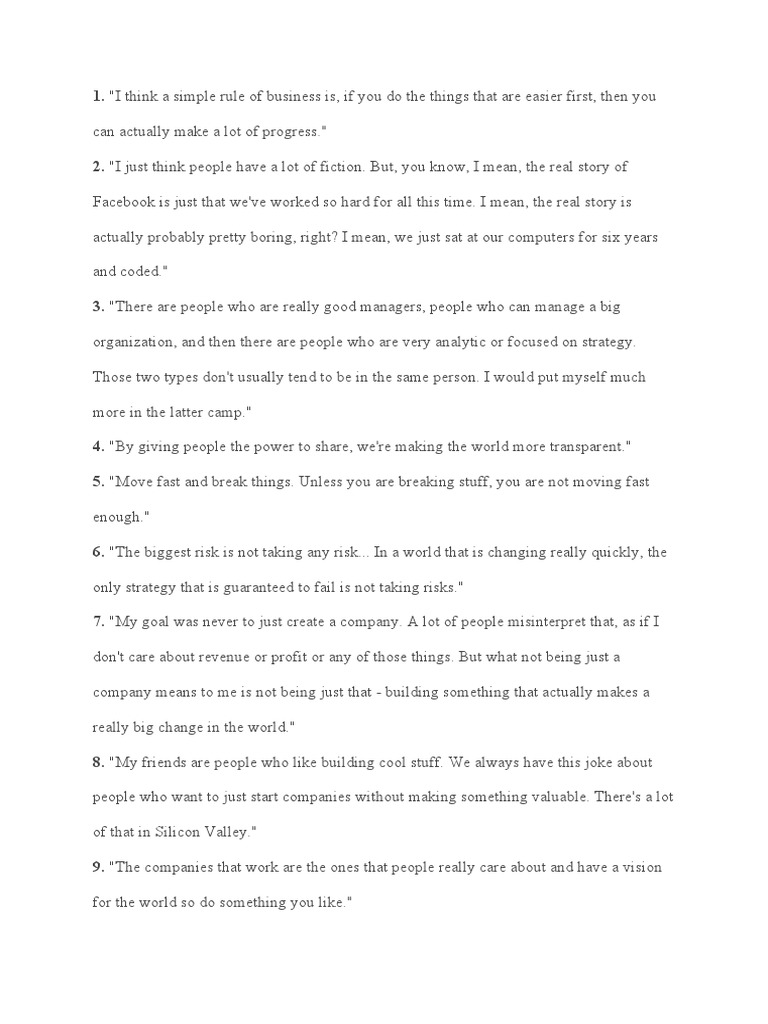 Mark Zuckerberg Pdf Communication