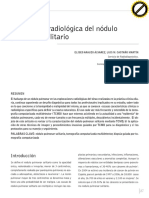 Evaluación Radiológica Del Nódulo Pulmonar Solitario