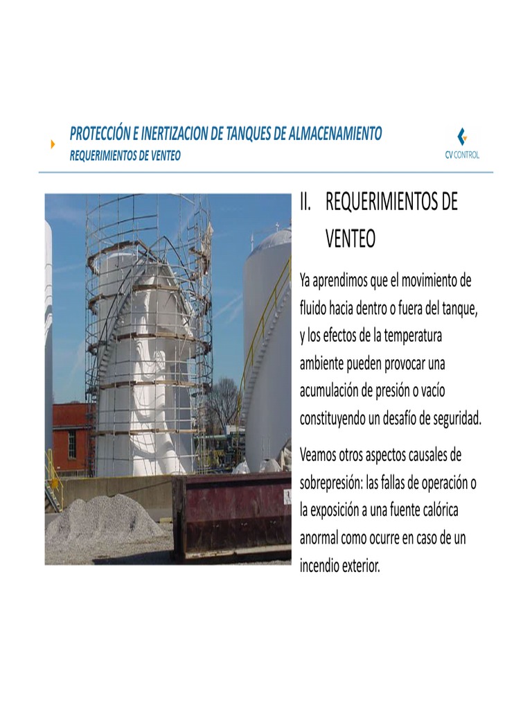 Requerimientos de Venteo en Tanques | PDF | Presión | Temperatura