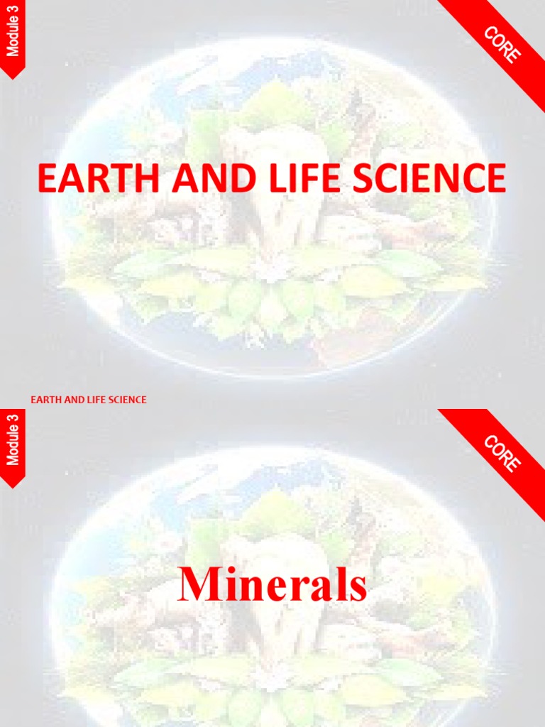 Understanding Earth Minerals in Life Science | PDF | Minerals | Mineralogy