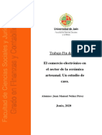 TFG El Comercio Electrnico en El Sector de La Cermica Artesanal