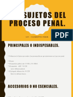 Presentación Sujetos Del Proceso Penal.